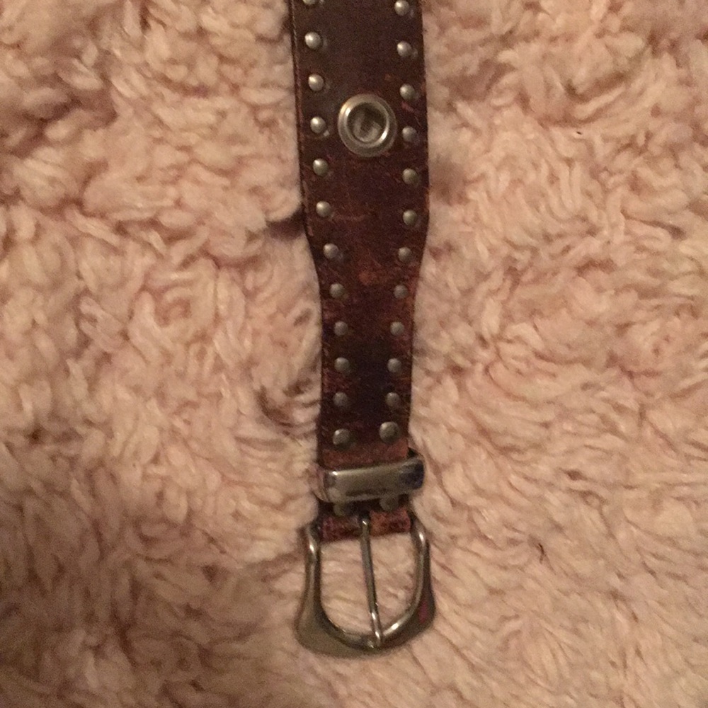 Vintage leather belt